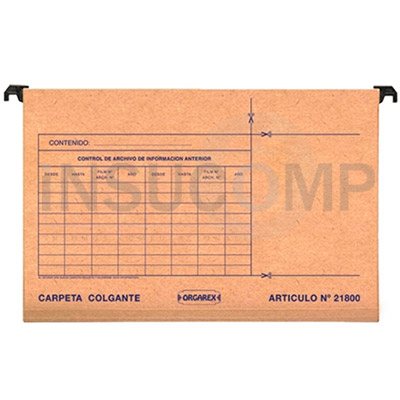 CARPETA COLGANTE PLAST ORGAREX / Codigo:84236