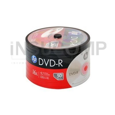 DVD-R HP PACK 50 UNIDADES 16X